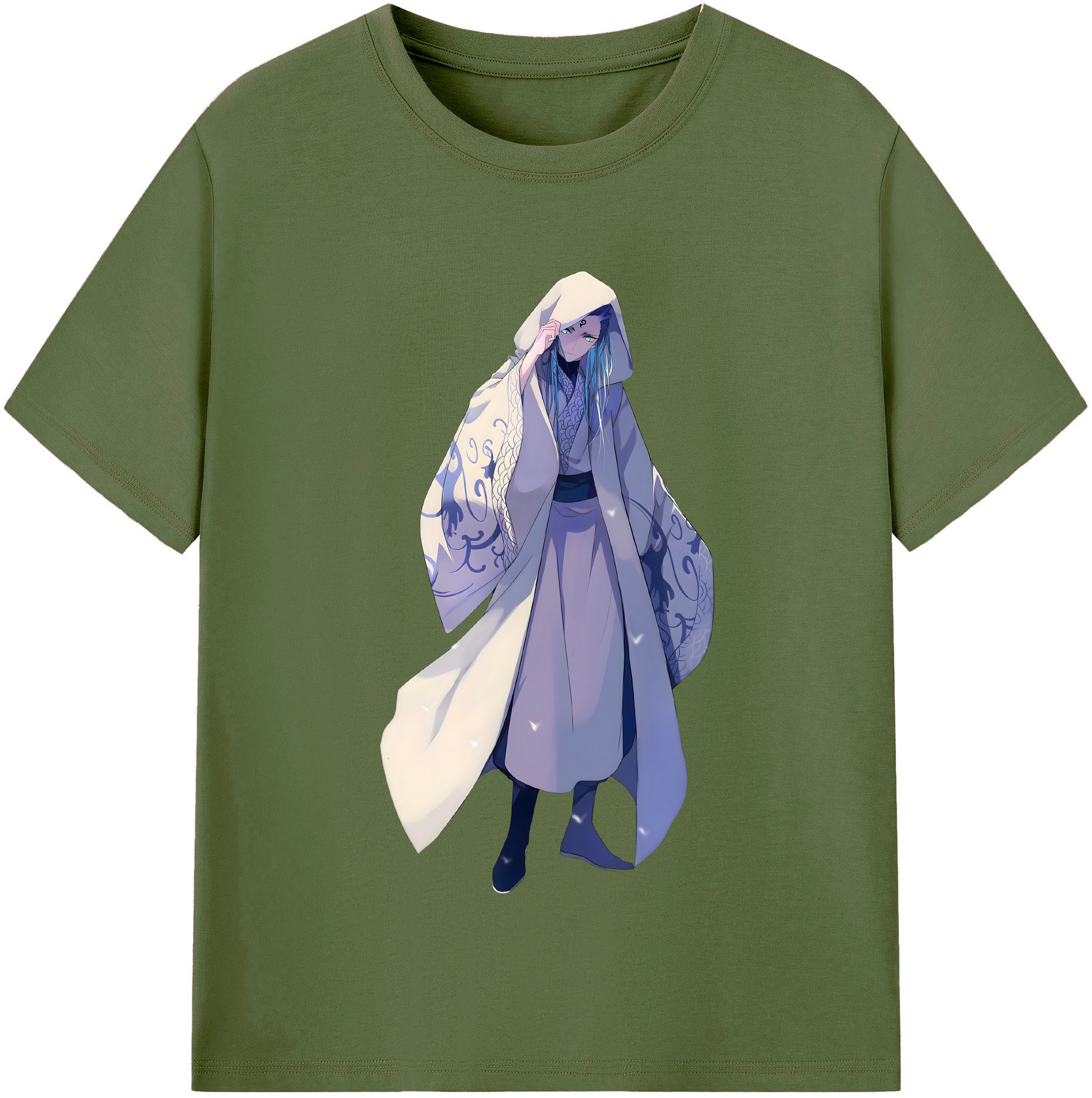 （画像用） Ne Zha 2 ナタ 魔童の大暴れ 綿100％半袖Tシャツ（フロントプリント）